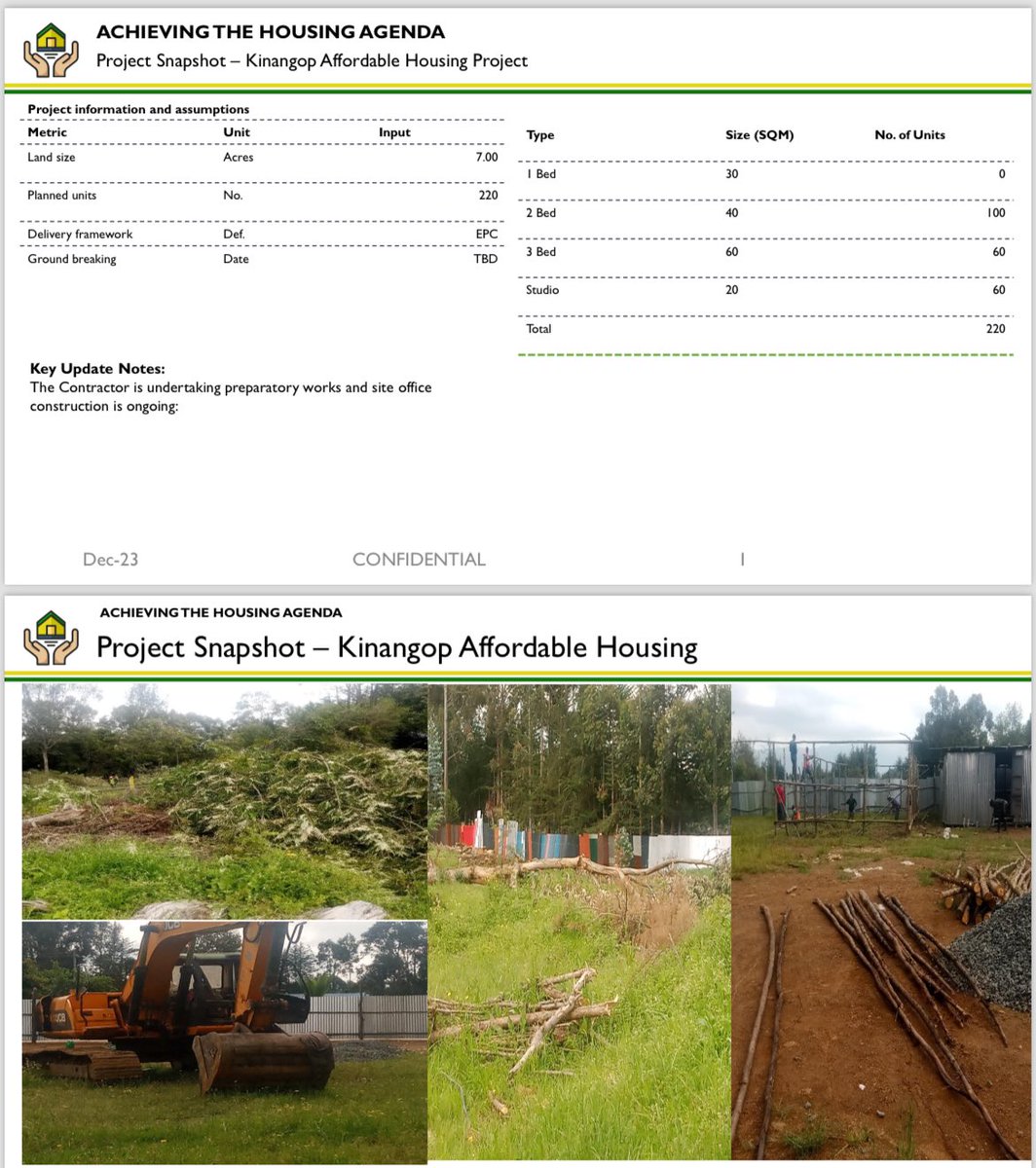 Kinangop AHP Project -Nyandarua. Register to be a home owner, *832# Boma Yangu