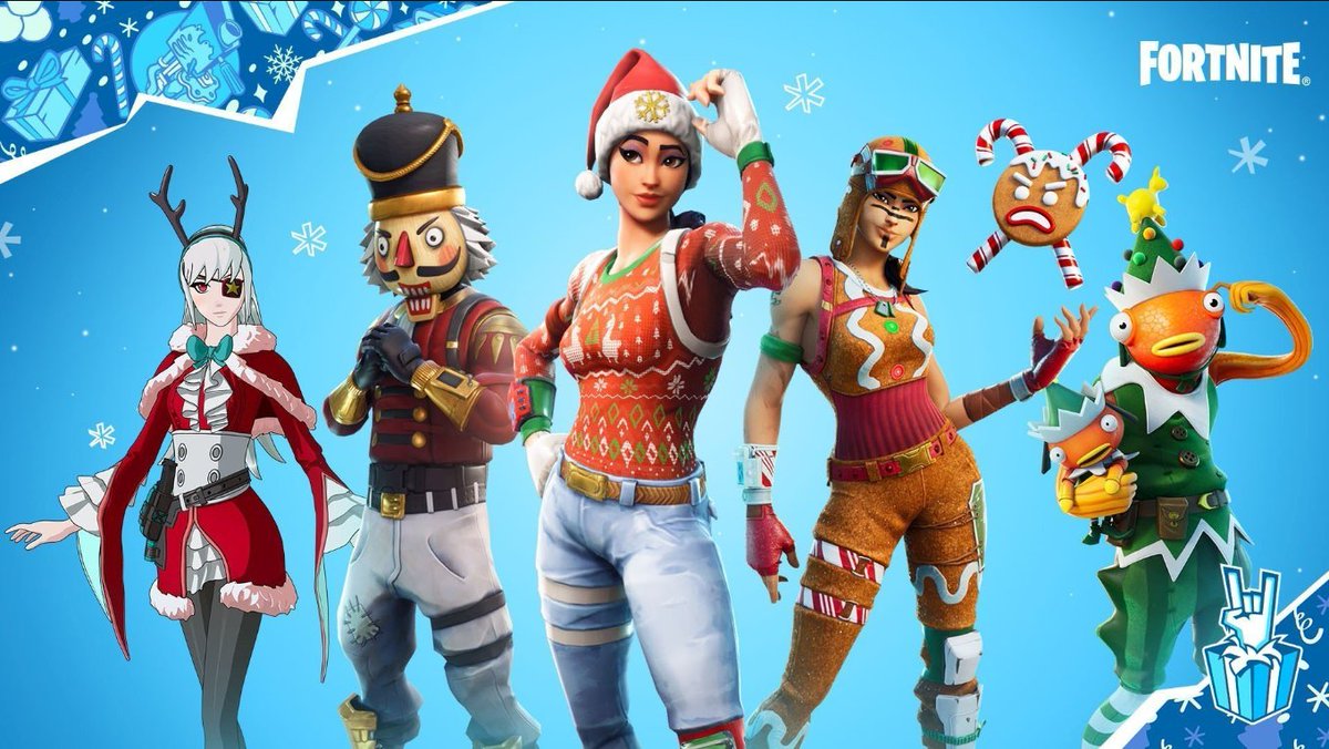 maccafnt's tweet photo. Fortnite Winterfest begins on December 3rd (Chapter 5), starting with the Item Shop ‼️ https://t.co/kry1zF6nLR