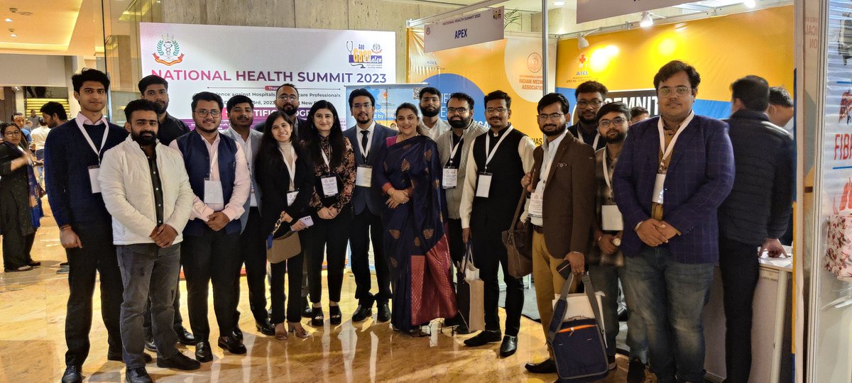 Delighted to be with the future leaders of <a href="/IMAIndiaOrg/">Indian Medical Association</a> 
The youth brigade
MSN , JDN and FORDA actively involved in National Health Summit 2023 where focus was on reducing violence against healthcare workers.