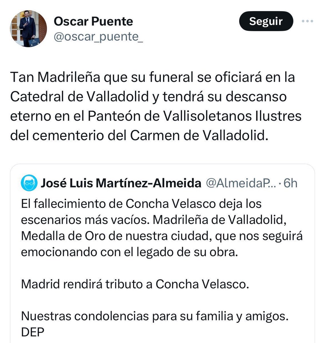SerranoAlfonso's tweet photo. Tenemos un Ministro que es un gañan. Punto. Que además no sabe entender o no quiere entender el cariño que el pueblo madrileño tiene a todo el que llega, a todo el que triunfa o todo el que une pueblos y ciudades. Lo dicho un gañan. https://t.co/MQCE9rsIuS
