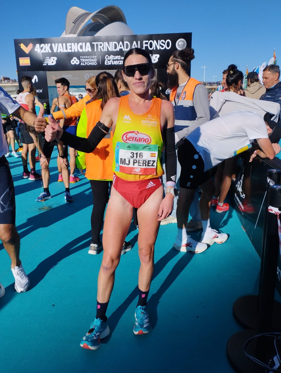 2:26;42, debut y mínima olímpica para Mariajo Pérez. Qué manera de volver a la élite. ¡Enhorabuena campeona!