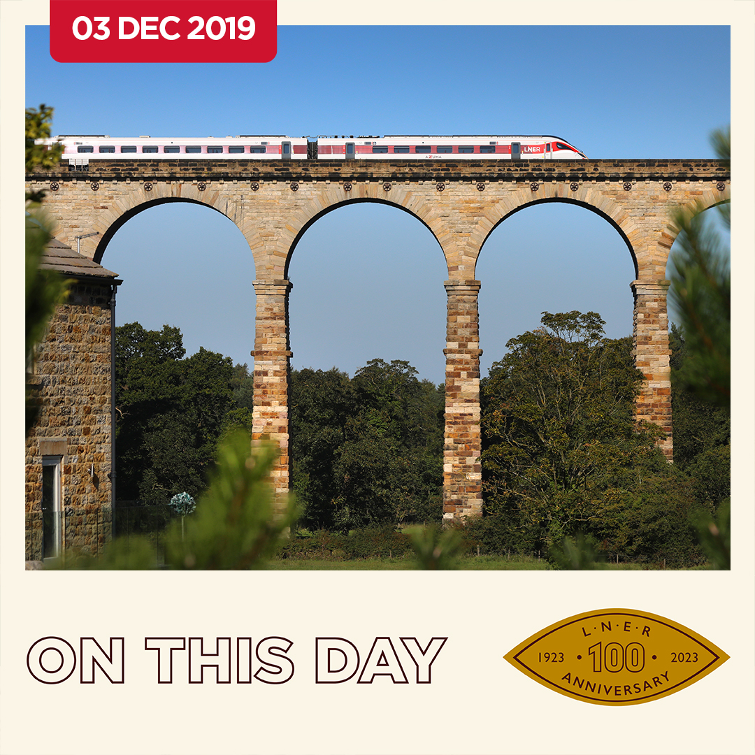 LNER's tweet photo. On this day 4 years ago, we launched Azuma services from Harrogate to London.
#OnThisDay #LNER100 https://t.co/cTlq63Hhoo