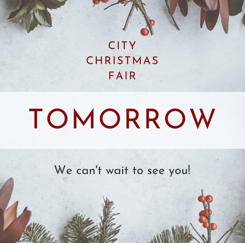 Tomorrow, our City Christmas Fair is back! 

It's the perfect start to the festive season.

🎄 Monday 4th December 2023 – Drapers’ Hall⁠
🎁 Over 50 Fabulous Stalls | an Exciting Raffle | Silent Auction | Champagne Bar⁠

Find out more ⤵️
ow.ly/jffK50Q7n7G