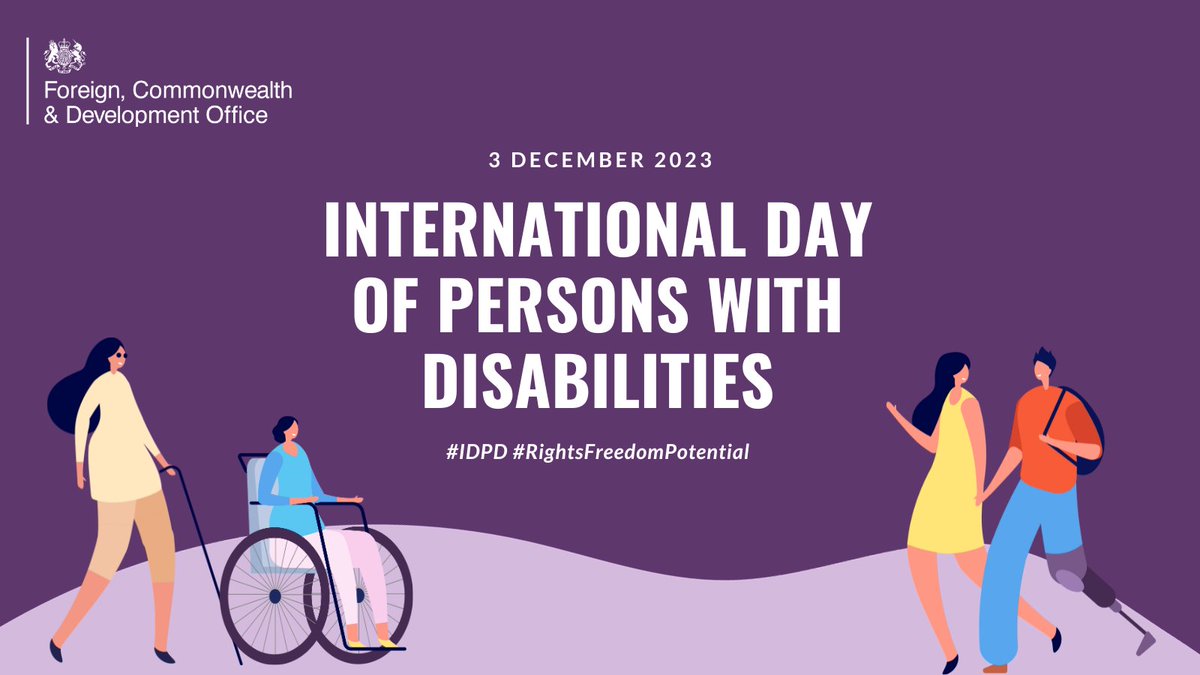 On 🌎#IDPD2023, how can we improve the lives of persons with #disabilities? Why not just ask them?  

The UK is committed to strengthening delivery, leadership &amp; decision-making by #PeopleWithDisabilities via their representative organisations #OPDs 

➡️ tinyurl.com/3ve2a4w6
