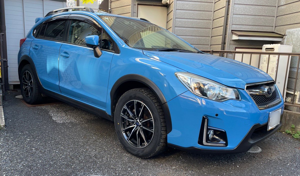 スバルXV(GP7)に後期BRZ/86の純正ホイールがポン付けで流用できました