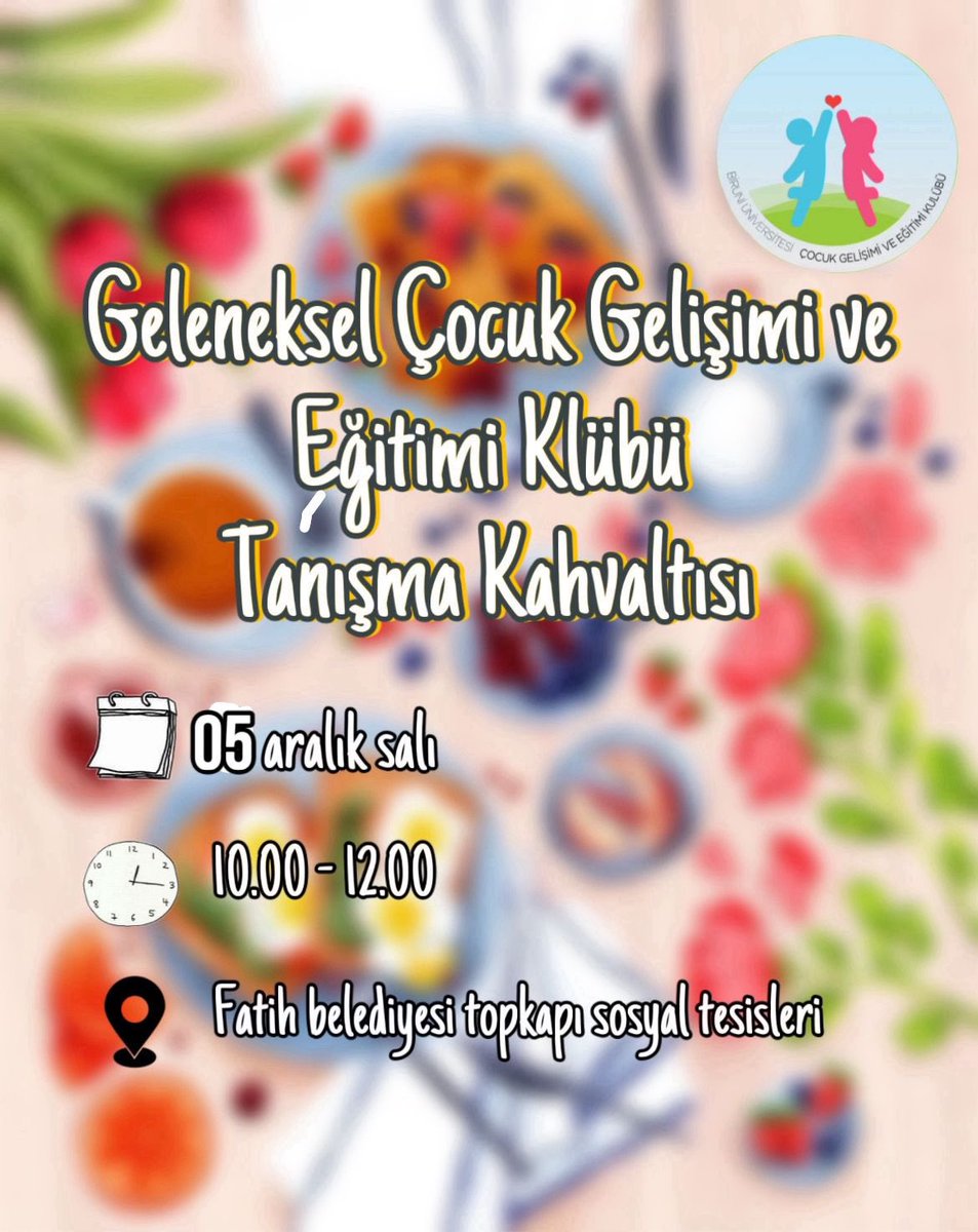 birunicgk's tweet photo. *🌻 TANIŞMA KAHVALTISI 🌻*

Merhaba arkadaşlar, tanışma kahvaltımız ile karşınızdayız. Topluluk olarak birbirimizi tanımamız ve tatlı başlangıçlar yapmamız adına her arkadaşımızı geleneksel tanışma kahvaltısında görmek isteriz. 5 aralık salı günü görüşmek üzere.🌿🙏🏻 https://t.co/SeOD6XBD6t