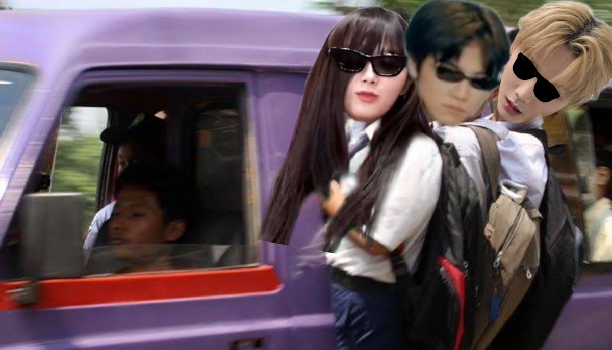 <a href="/Jgohyun/">I rene</a> @TTHEMEMO GSnya punya jam terbang yang cukup padet. mau gak mau harus sat set langsung drop off pake bajaj bajuri. <yg satu sngong bgt mentang mentang center gak bisa ditag, damn @taegyunf>