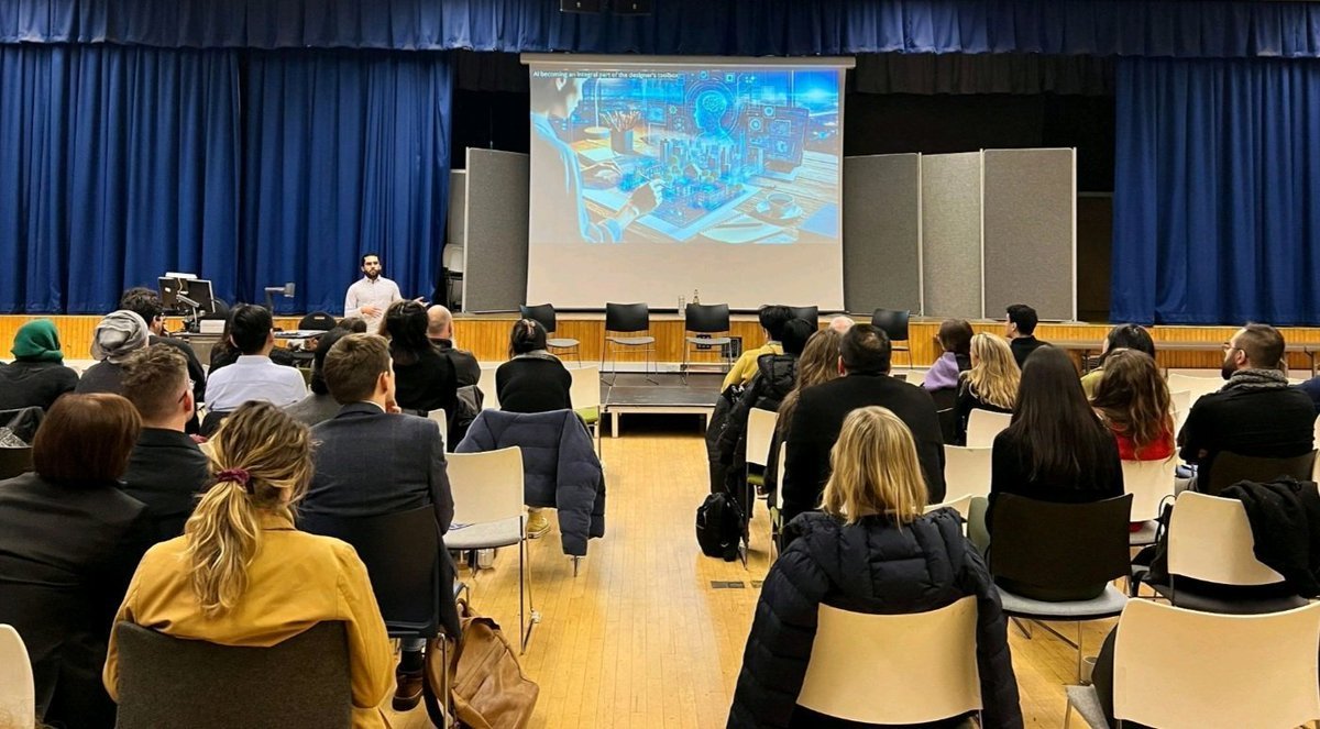 The first <a href="/Urban__AI/">Urban AI</a> conference at <a href="/ucl/">UCL</a> <a href="/TheBartlettUCL/">The Bartlett</a> represented a great opportunity to display the most advanced trends in city science and urban design. A pleasure joining Laura, Aleksandra, Maxime, Mateo, Tazeen, Tobias, <a href="/Hubert_Beroche/">Hubert Beroche</a>  and <a href="/jmichaelbatty/">Michael Batty</a>.