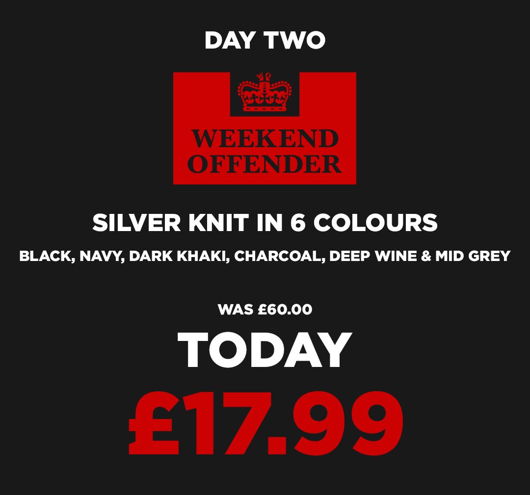 Terraces_Store's tweet image. ❄️DAY TWO - WO SWEAT £17.99❄️

terracesmenswear.co.uk/terraces-adven…

#terraces #weekendoffender
#menswear #adventcalendar