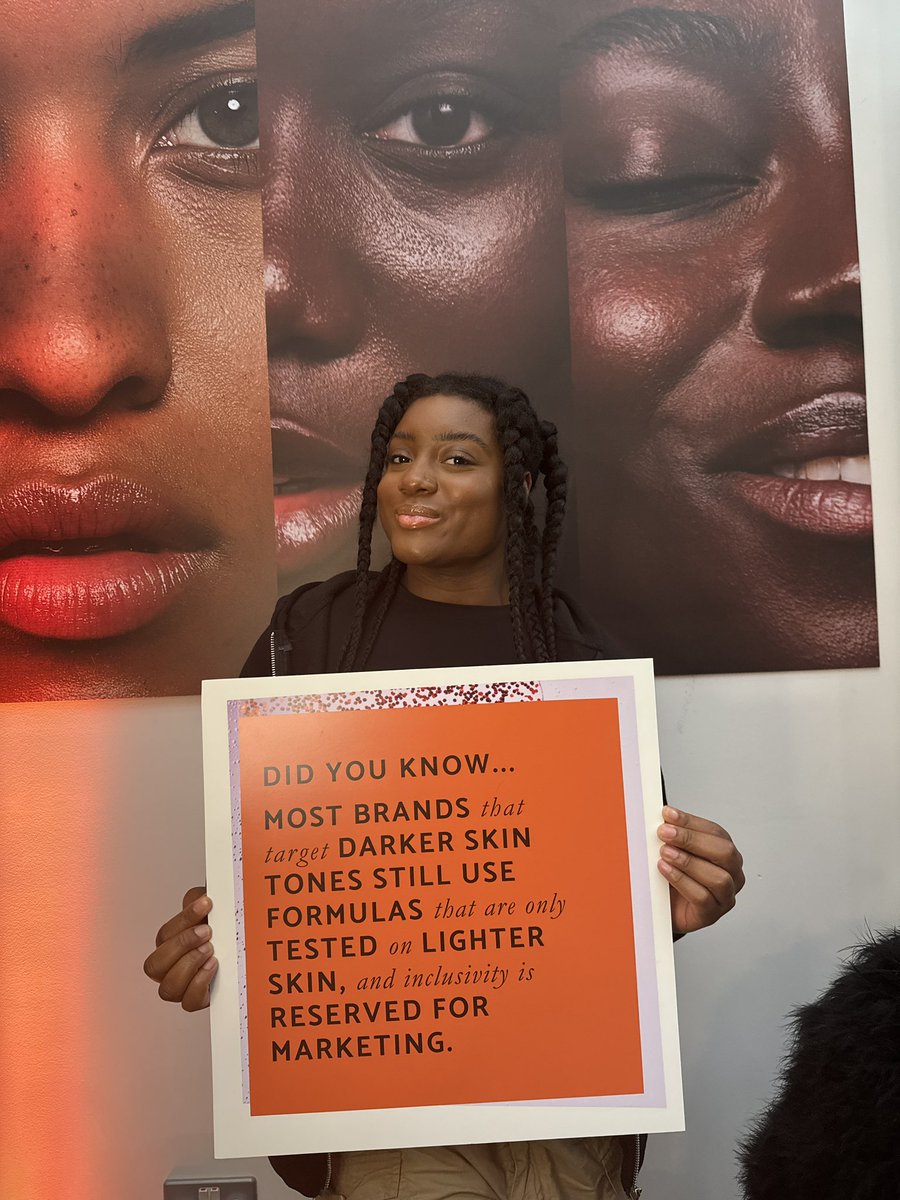 Darker skin creators - your skin isn’t the problem, your products are. 

Found out some insane things about the beauty industry and the beauty beat event yesterday.🤎

On the surface brands might be better at   showing inclusivity but there is still so much they aren’t doing. 🥲
