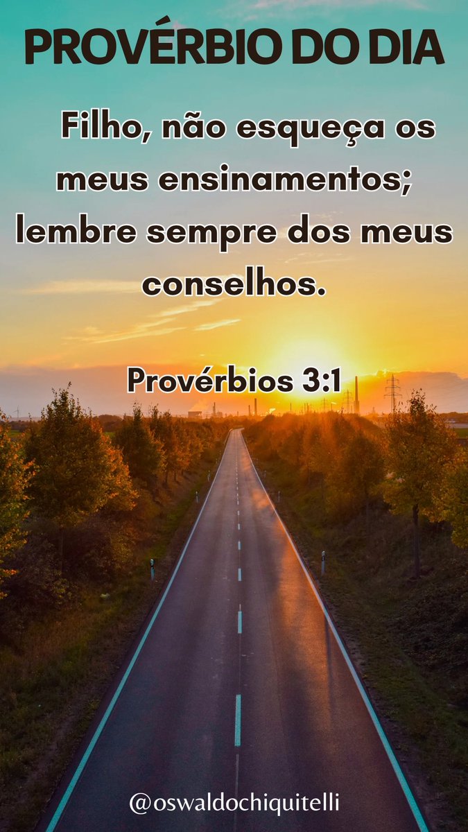 rededevocional's tweet photo. 📖 Filho, não esqueça os meus ensinamentos; lembre sempre dos meus conselhos. Provérbios 3:1👇🏻
https://t.co/tBmxWCROtq
✅ #versículo #versículododia #leiaabiblia #bíblia #devocional #provérbios #proverbiododia #livrodeprovérbios #proverbios3 #dia337 #03dezembro https://t.co/oaJsq5HbH7