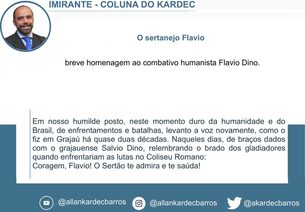 Breve homenagem ao humanista <a href="/FlavioDino/">Flávio Dino 🇧🇷</a>