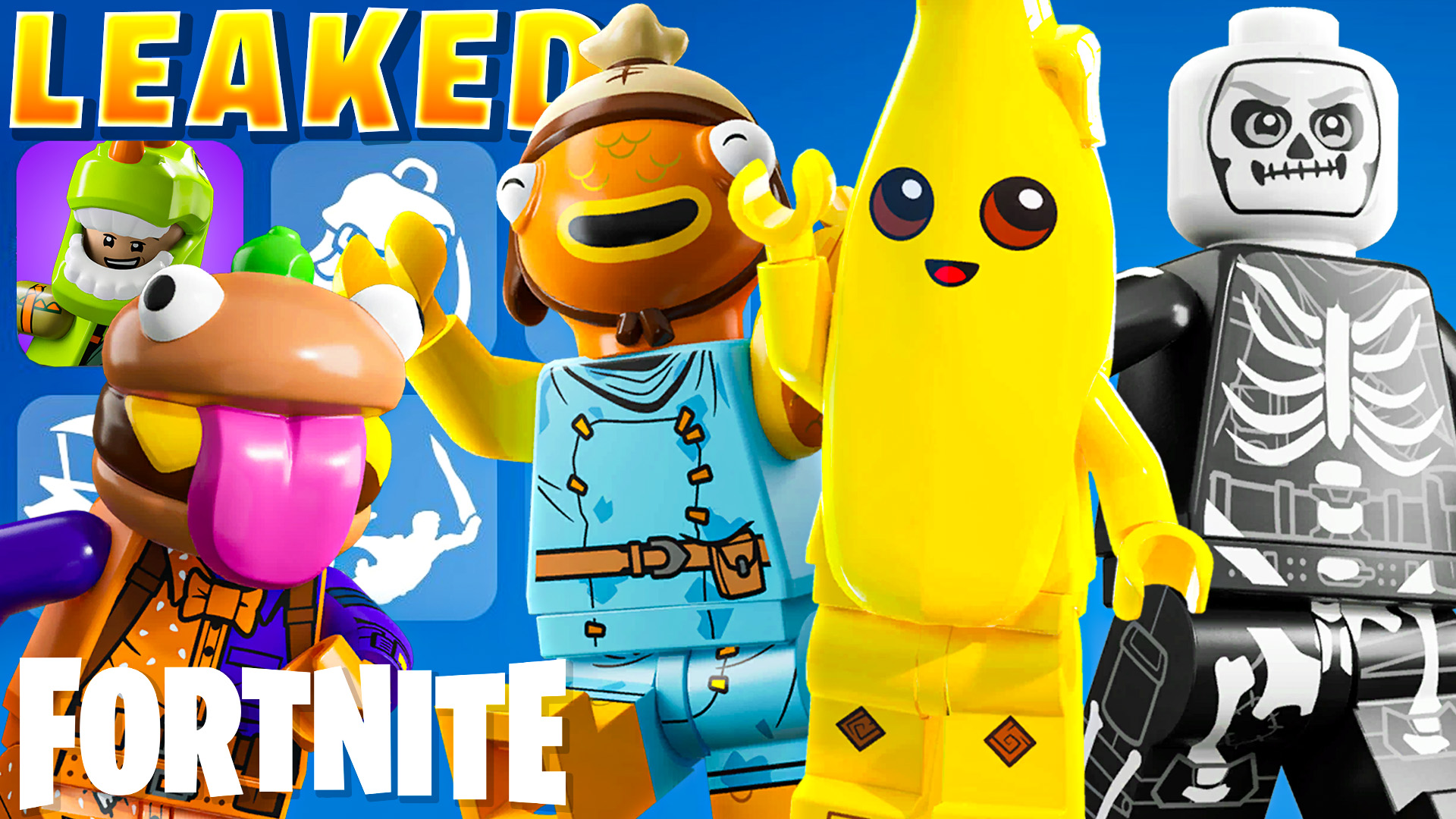 FORTNITE x LEGO SKINS 