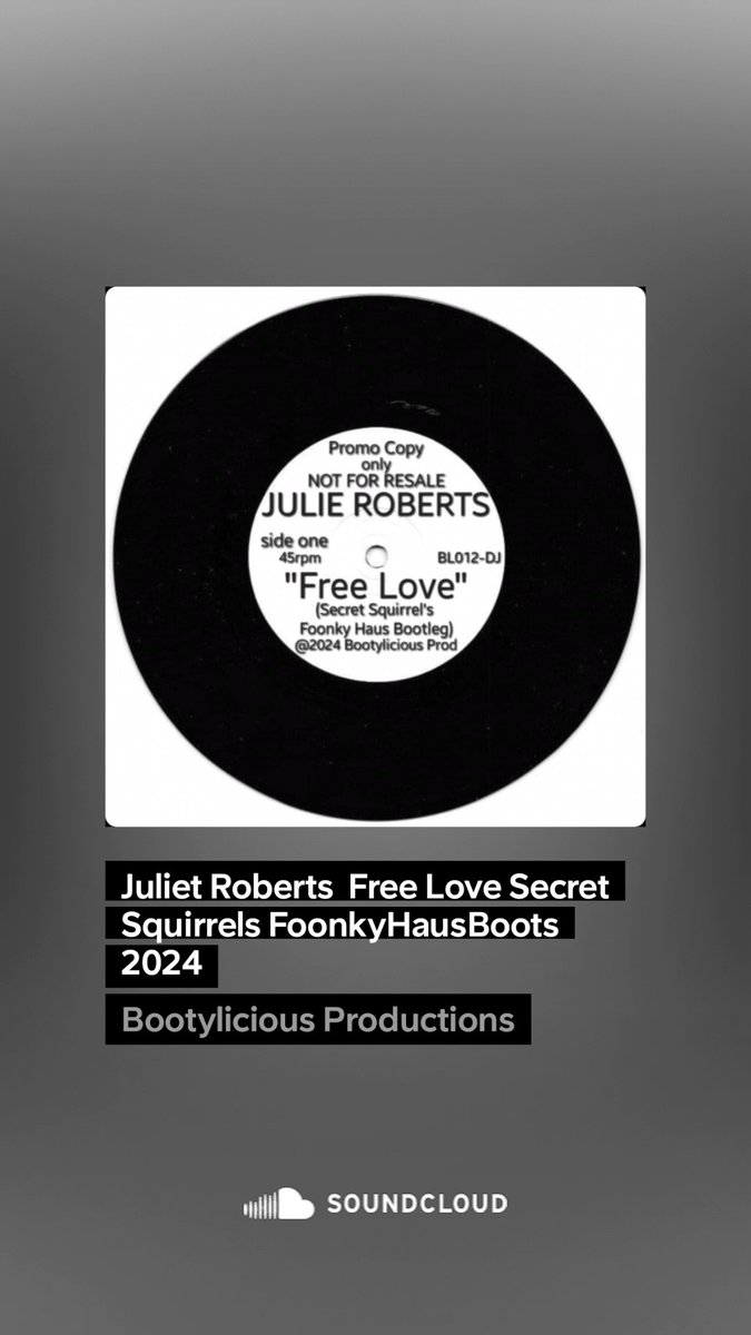 danstateunknown's tweet image. Check free new party bootleg Listen to Juliet Roberts  Free Love Secret Squirrels FoonkyHausBoots 2024 by Bootylicious Productions on #SoundCloud #NewMusicAlert
#housemusic #funky #promomusic #club #freemusic #spotify on.soundcloud.com/FZBz4