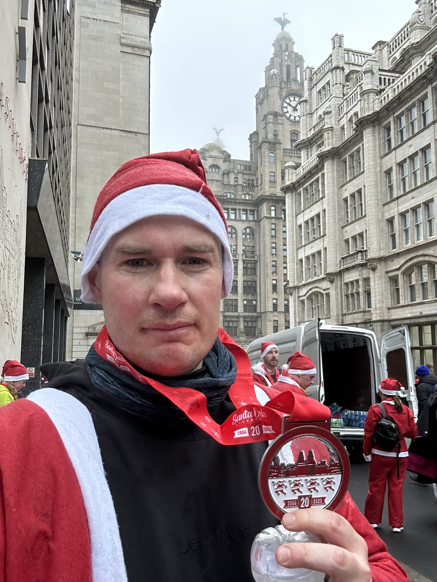 JamesDixon_UKDS's tweet photo. Santa Dash Run 2023 done. β
nice and steady run. #santadashliverpool https://t.co/r7KvDKT5dd
