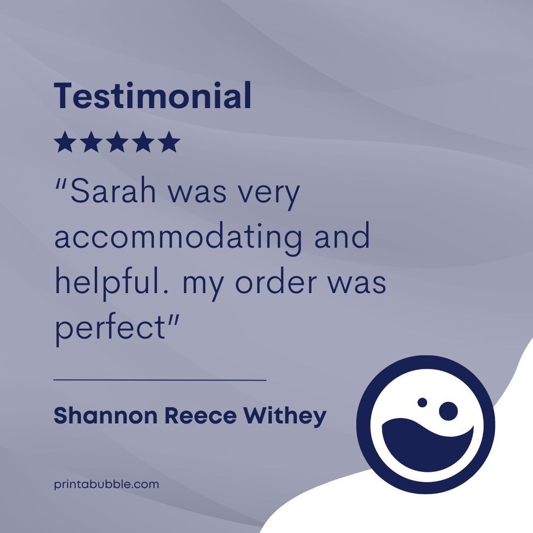 “Sarah was very accommodating and helpful. my order was perfect”