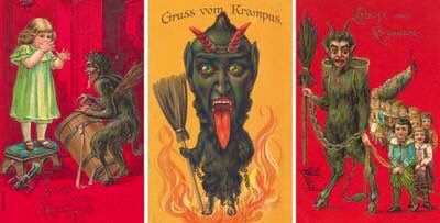 Morning all, @frome_maude here, welcoming you to today’s theme of: KRAMPUS & OTHER FRIGHTENING FiGURES OF FOLKLORE - (INCLUDING TERRIFYING CHRISTMAS PUDDINGS!!!) Bring your tweets to the hashtag #FolkloreSunday for a retweet! See you soon! Maude xx