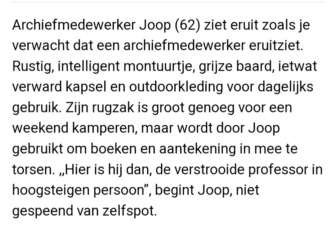 Oh dear... Ik hoop dat Joop's naam gefingeerd is en zijn echte naam 'bekend is bij de redactie'. Want die komt anders nooit meer aan het werk...
pzc.nl/economie/verst…