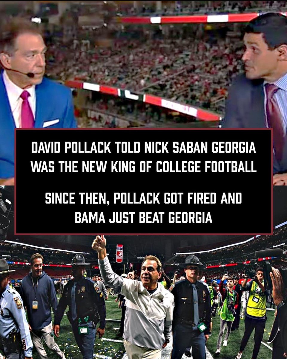 Nick Saban right now...😎