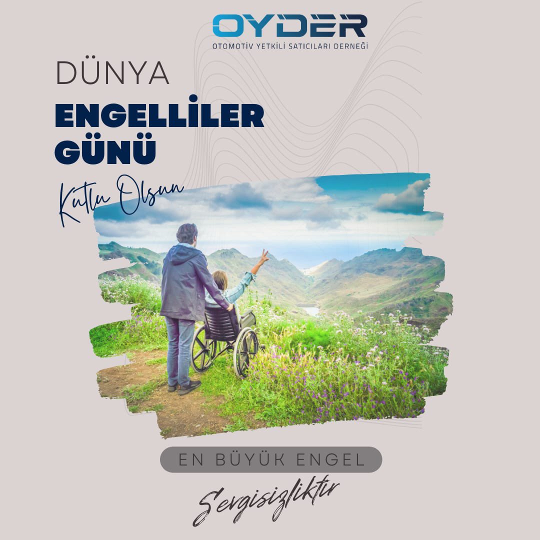 Sevgi, dayanışma ve empati ile engelsiz bir yaşamı hep birlikte inşa edebilmek temennisiyle... 
#3aralıkdünyaengellilergünü
