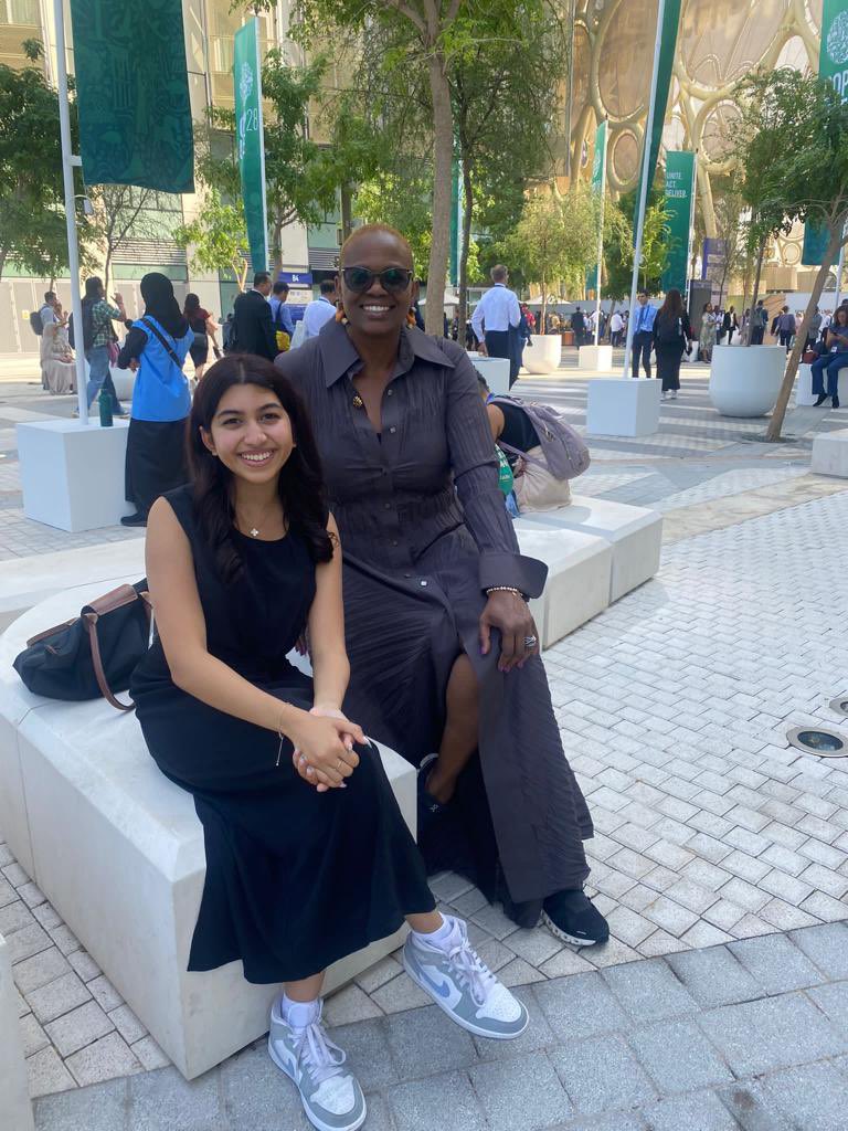 Addressing the injustice in the climate crisis is at the heart of addressing climate anxiety.

So good to speak alongside some incredible #BBC100Women about how to tackle this and how we can be allies for young people. #LaterIsTooLate 
#COP28