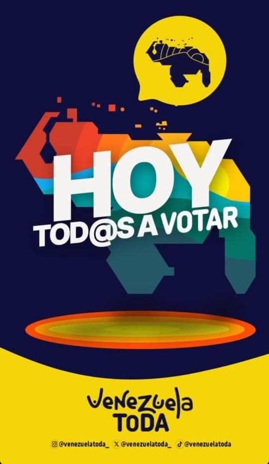 Hoy l@s venezolan@s seleccionamos 5 VECES SI por defender lo que nos pertenece. El Esequibo Es Nuestro. No quedes sin participar! #VenezuelaDiceSi @NicolasMaduro @ConMaduroMas_ @venezuelatoda_