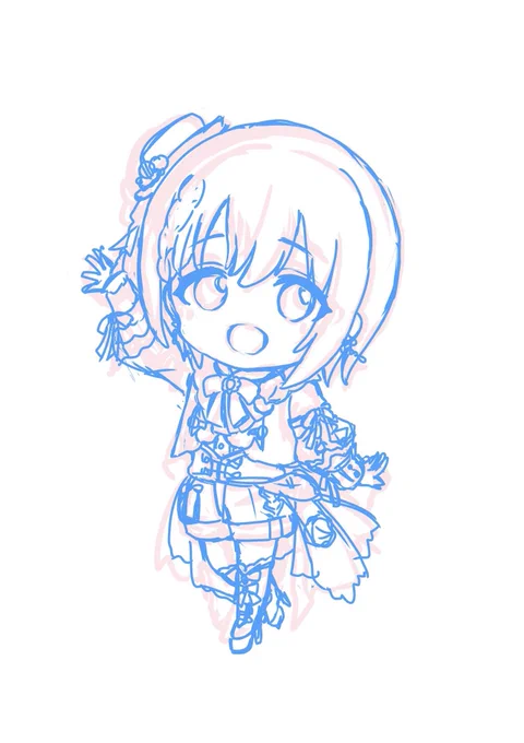 乙倉ちゃんアクキー案