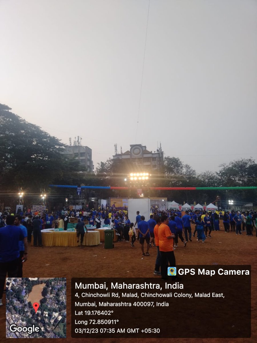 Cadets of GS COLLEGE'S participated in 'Malad Walkathon 4.0' at Sanjay Gandhi playground, Govind Nagar, Malad (E),To spread awareness about physical health. #MaladWalkathon @HQ_DG_NCC @ncc_dte @mumbai_group @DefPROMumbai