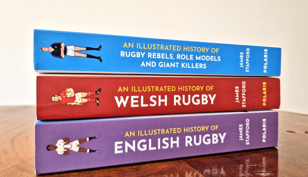 Christmas shopping for a rugby fan? Then why not try a book from my 'An Illustrated History of Rugby' trilogy? Perfect stocking fillers for fans aged 8 to 80. 📖 🏉 from @Polaris_Books and available from all good booksellers on and offline.