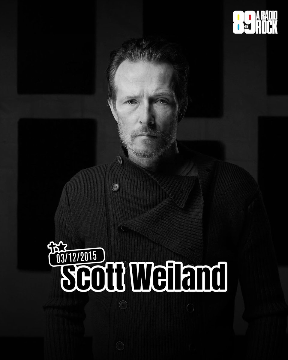 RadioRock89's tweet photo. Há exatos 8 anos, em 3 de dezembro de 2015, o mundo do rock perdia Scott Weiland, vocal do Stone Temple Pilots. Ele tinha 48 anos... 🙏
Qual sua música favorita na voz de Scott Weiland? https://t.co/mhQ5GHFYJi