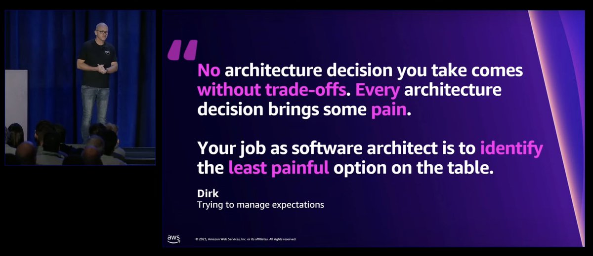 Possibly the best answer to "What does a software architect do?" 🤘

youtube.com/watch?v=FGKGdU…
