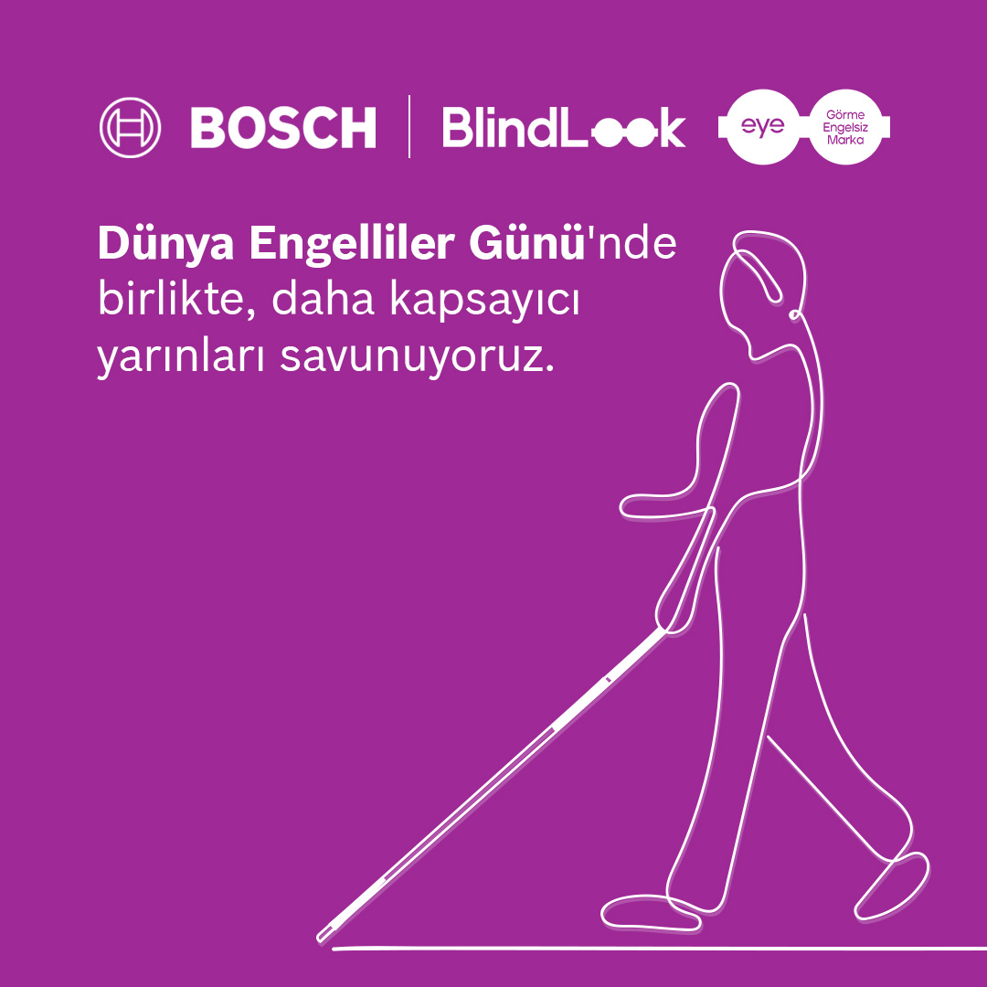 Bosch Home Türkiye (@boschhometr) on Twitter photo 3 Aralık Dünya Engelliler Günü'nde, anlayış ve dayanışma içinde bir dünyayı desteklemeye devam ediyoruz.
Bosch Home Türkiye olarak, <a href="/BlindLook/">BlindLook</a> iş birliğimizle sesli simülasyon teknolojisi kullanarak görme engellilere daha kapsayıcı bir tüketici deneyimi sunuyoruz. 3 Aralık Dünya Engelliler Günü'nde, anlayış ve dayanışma içinde bir dünyayı desteklemeye devam ediyoruz.
Bosch Home Türkiye olarak, <a href="/BlindLook/">BlindLook</a> iş birliğimizle sesli simülasyon teknolojisi kullanarak görme engellilere daha kapsayıcı bir tüketici deneyimi sunuyoruz.