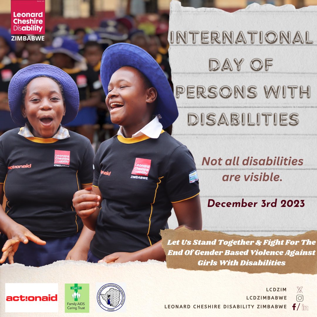 No one should be left behind because of their #disability. It is not a barrier to success. As part of the #16DOA we want to highlight the challenges & barriers that girls & women with #disabilities encounter as they experience violence, #abuse and exploitation. #IDPD #EndGBV