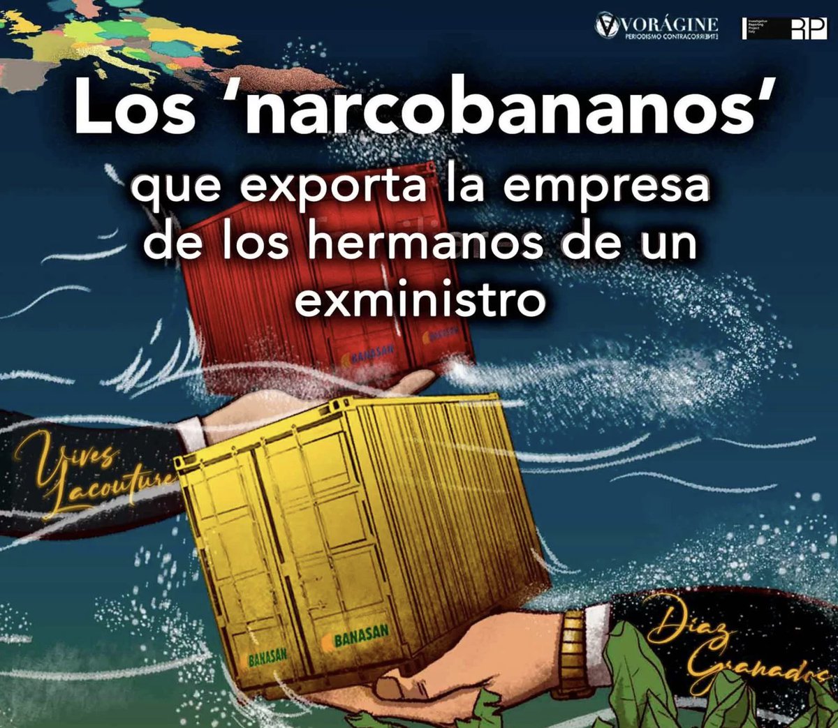 #NarcoFiles: VORÁGINE revela los detalles de un proceso por lavado de activos contra Banasan, una de las mayores exportadoras de banano del país que tiene dentro de sus propietarios a familiares de Sergio Díaz Granados, exministro de Santos. ⬇️
voragine.co/historias/inve…