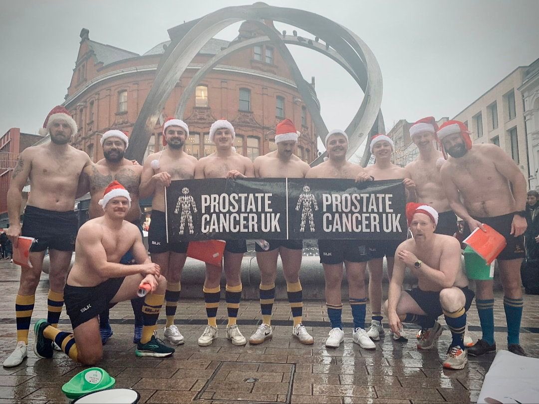 YOUR CHRISTMAS WISHES HAVE COME TRUE!🎄 Our topless carollers are back in Cornmarket singing all your favourite carols from 2pm every Sunday in December! This year raising money for @PipsCharity and @ProstateUK! Tag us in your pics and videos and please donate if you can!💙💛