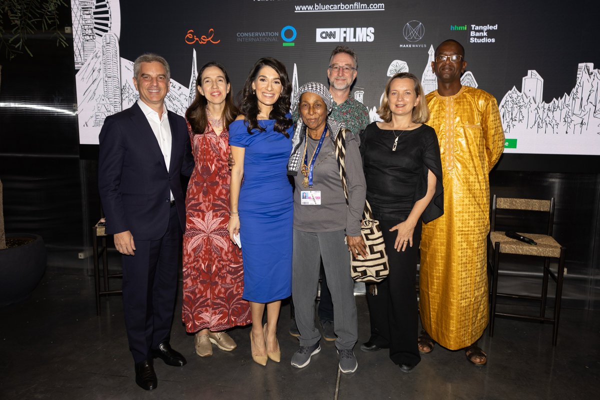 BlueCarbonFilm's tweet image. “When people learn about the power of Blue Carbon ecosystems they will care for them for the rest of their lives." 

Carlos Correa, Former Colombian Minister of Environment, speaking at our impactful COP28 event at Goals House #bluecarbonfilm #bluecarbon #Cop28