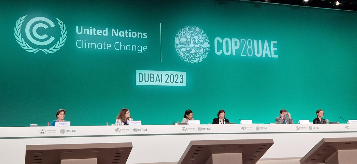 ESA's @MecklenburgSM leads a panel session on Observations for Mitigation as part of today's Earth Information Day at #COP28UAE Find out how ESA's Climate Change Initiative will be ramping up support to the @UNFCCC Paris Agreement climate.esa.int/en/esa-climate…