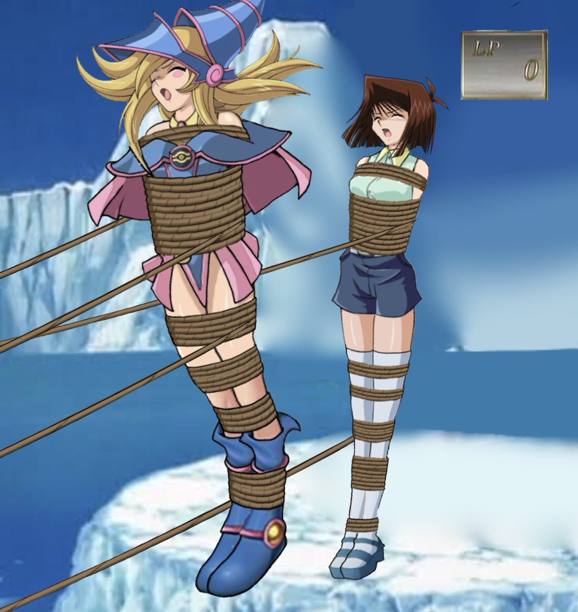 遊戯王ヒロイン敗北緊縛シリーズ① 真崎杏子&ブラック・マジシャン