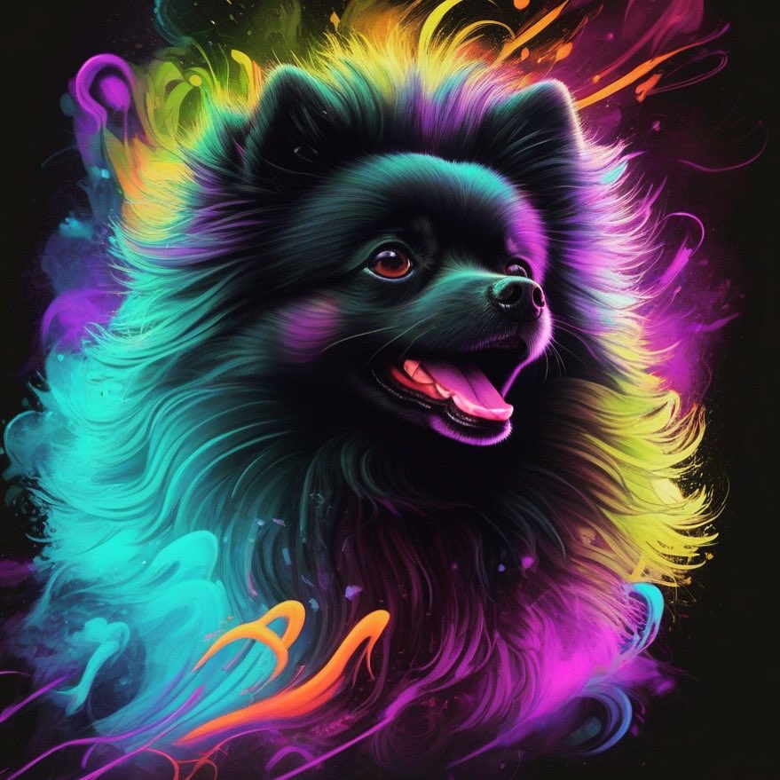 blaze2ouf's tweet image. Explosive portrait #pomeranian #spitzlovers #spitzofinstagram #pomeranianpuppy #animallovers #doglovers #epic #fantasy #vibrant #fluo #bioluminescence #dripping #splashpaint #fantastic #painting #paint #digitalpainting #digitalart #abstract #digitalillustration #illustration