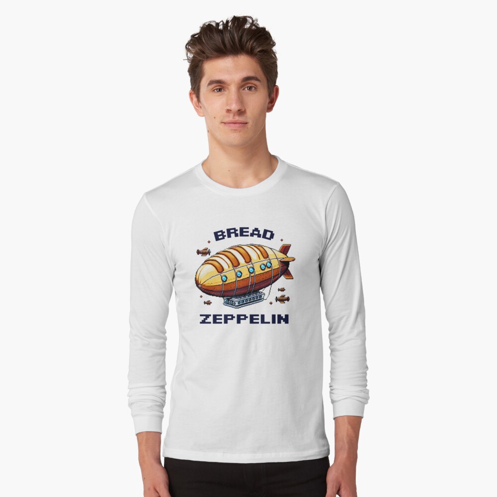 PixelPunksters's tweet image. 🍞✨ Embark on a quirky adventure with Bread Zeppelin: Retro 8-Bit Airship Art! Featuring a whimsical bread-shaped airship, this design is a perfect mix of #RetroGaming charm &amp;amp; #BreadHumor.🎮redbubble.com/i/t-shirt/Brea… #findyourthing #redbubble #PixelArt #RetroStyle #GamingNostalgia