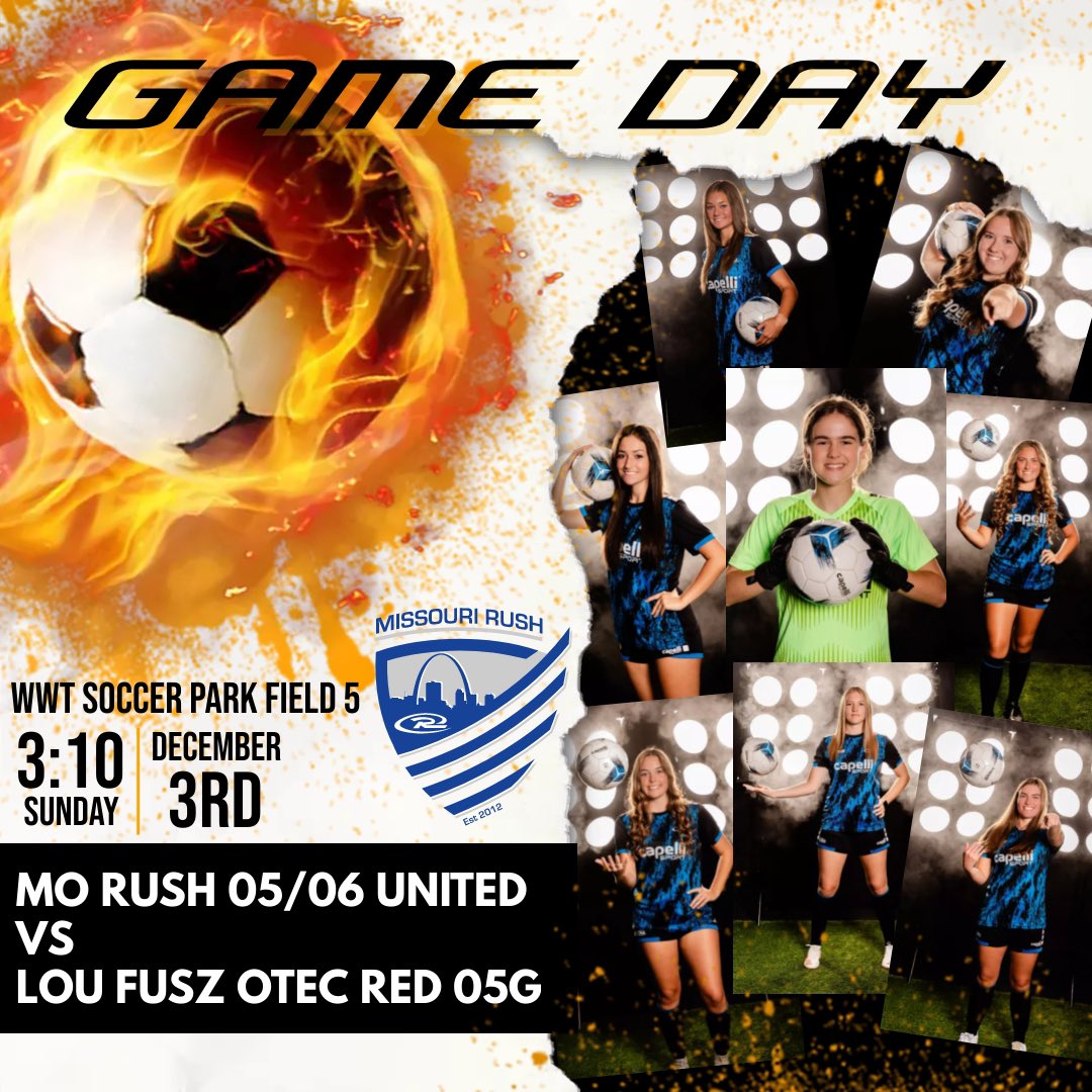 Game day!!  Play hard, and have fun!!