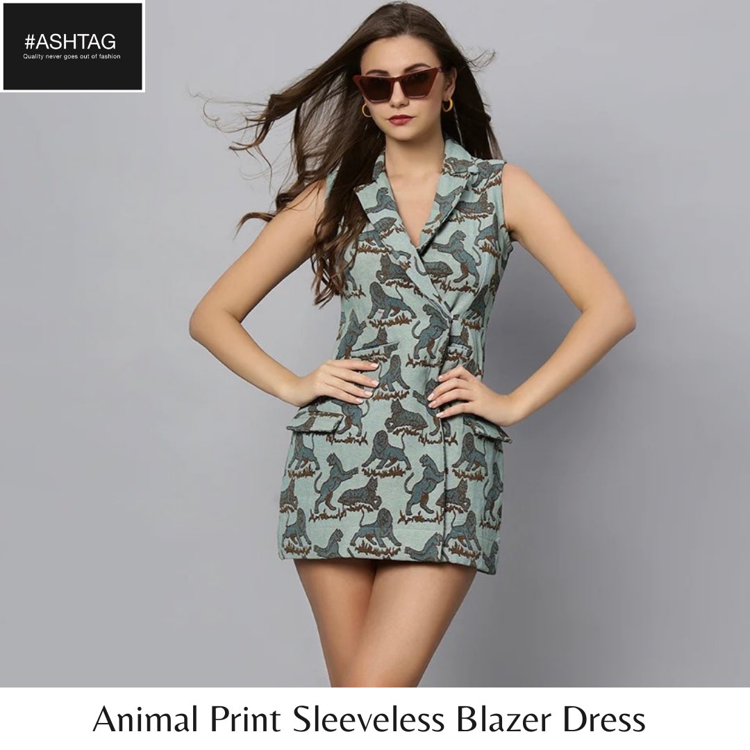 Wear the print, not the skin!
This winter say hello to our vegan collection for the season and get your hands on the all new animal print jacquard blazer dress. ashtag.in/collections/dr…

#ASHTAG #ootd #blazerdress #veganclothing #vegan #veganbrand #animallovers #justlaunched