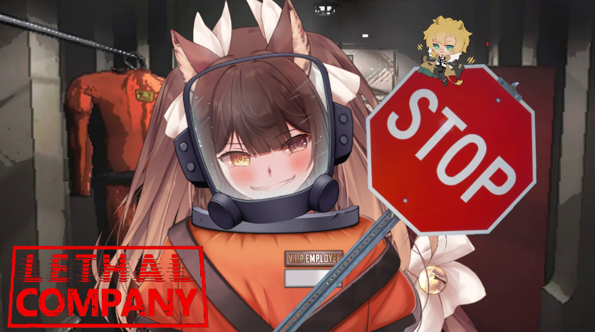 Sayucchidesu's tweet photo. in 2 hours we start the collab~
LETHAL COMPANY WITH VTUBER FRIENDS 
Come join the chaos and fun!  🛑🌟

Will we manage to please the company?
@vii_anju @BakanukiMika  @inaxhospecial @MultiOzone @ichinosekuri @Royal_Strider https://t.co/WvFs0t4vGx