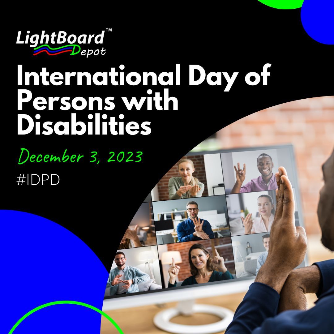 Our collaboration with community organizations, such as Durham #Deaf Services, continues to make learning #accessible.

The #LightBoard is more than just a tool; it's a step towards inclusive #eLearning. 

Join us in championing #accessibility at lightboarddepot.com

#IDPD
