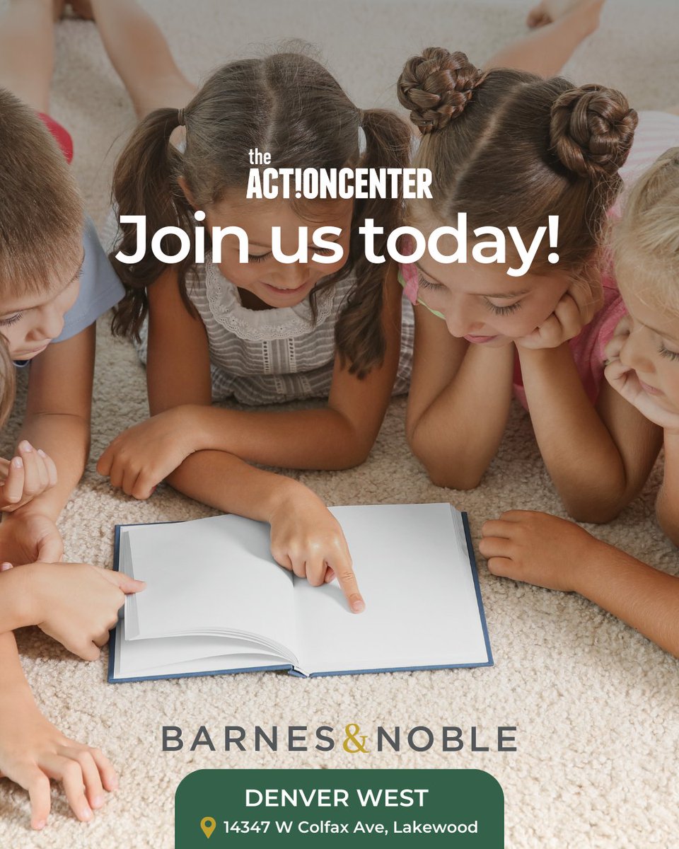 Join us at Barnes and Noble Denver West TODAY, Dec 3rd, from 10AM-7PM📚 Mention 'The Action Center' at checkout to support local families with free holiday books 🎉📖 Address: 14347 W Colfax Ave, Lakewood. Let's spread joy through reading together!🤲 #compassionintoaction