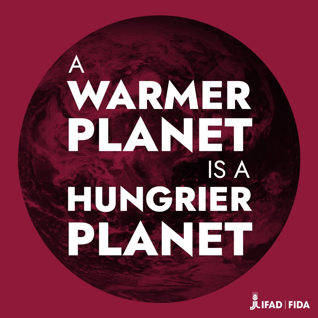 Higher temperatures are making it harder to produce food. And for vulnerable rural communities, failed harvest seasons can mean meagre earnings and empty plates. If we don't support them and #ActOnClimate today, we let hunger win.