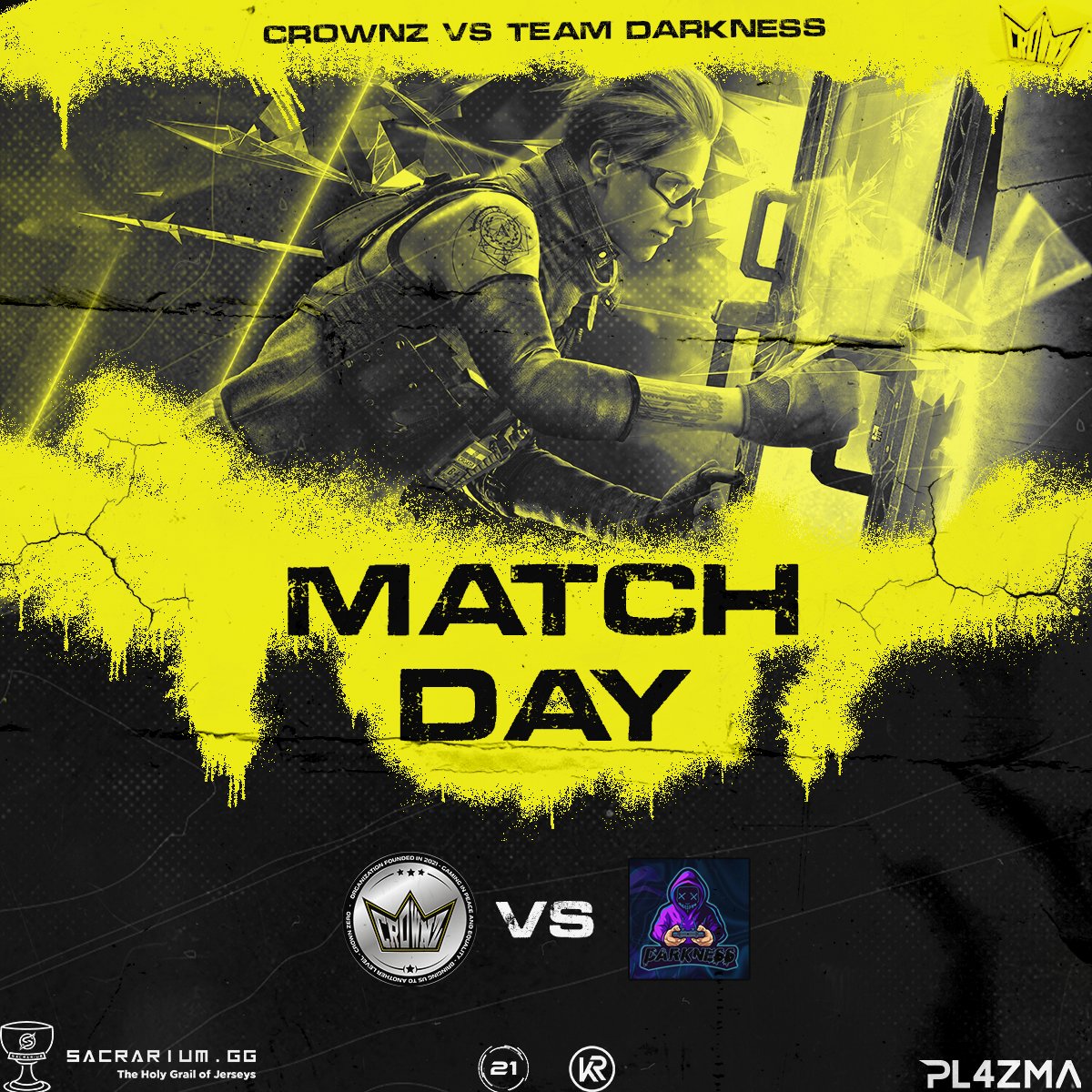 👑Matchday-R6 PS👑

Heute geht es für die Jungs weiter in den <a href="/Cross_League/">Cross League</a> Playoffs 🏆

Wir treffen auf <a href="/TeamDARKNESS_R6/">Team DARKNESS</a> by <a href="/frequency_org/">Frequency Esports</a> 👀

Lineup:
<a href="/SpYRoR6S/">Wolves | Marvin (SpYRo)</a> 
@Jxnszki 
<a href="/Ga1aiaiai/">Gaia</a> 
@vxYouKay 
<a href="/lFleeKz/">FleeKz™</a>