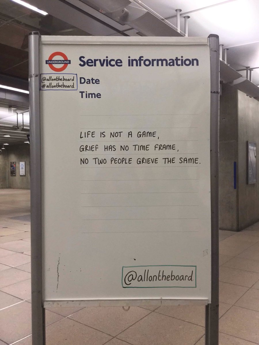 allontheboard's tweet photo. Grief has no time frame, 
so take as long as you need. 

#NationalGriefAwarenessWeek #Grief https://t.co/EcmYoJmcBL