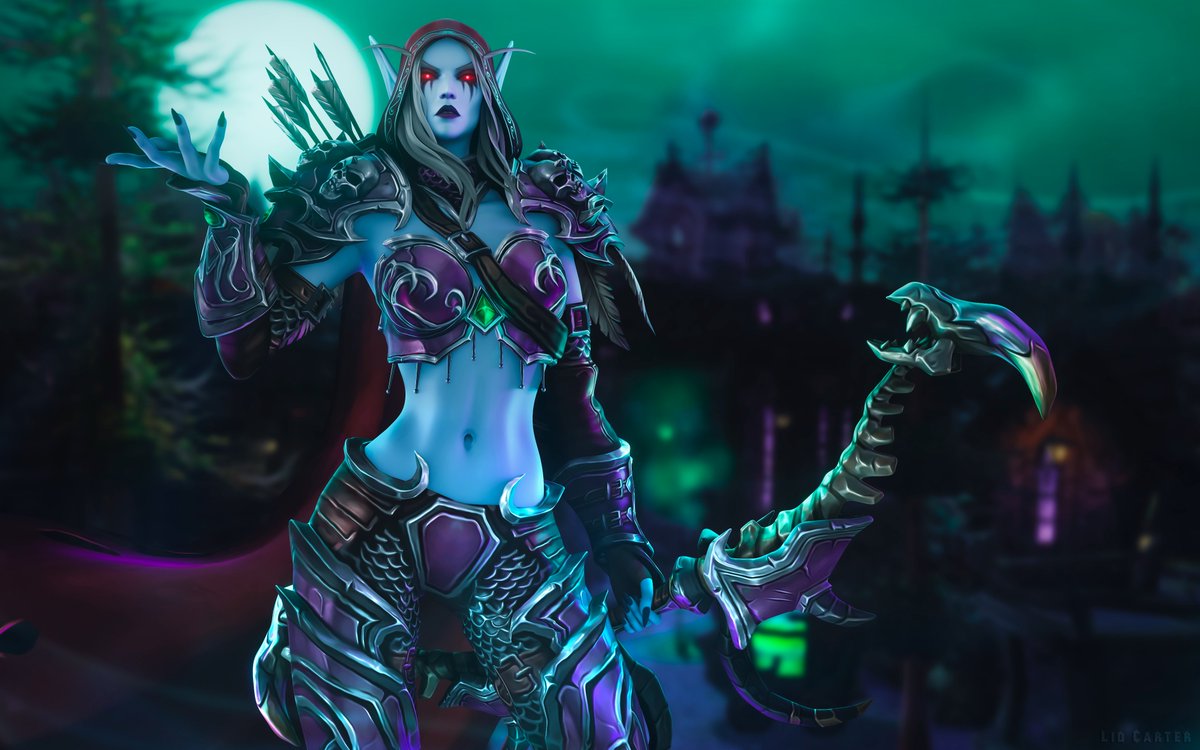 “We are the Forsaken. We will slaughter anyone who stands in our way.”

#worldofwarcraft #sylvanaswindrunner