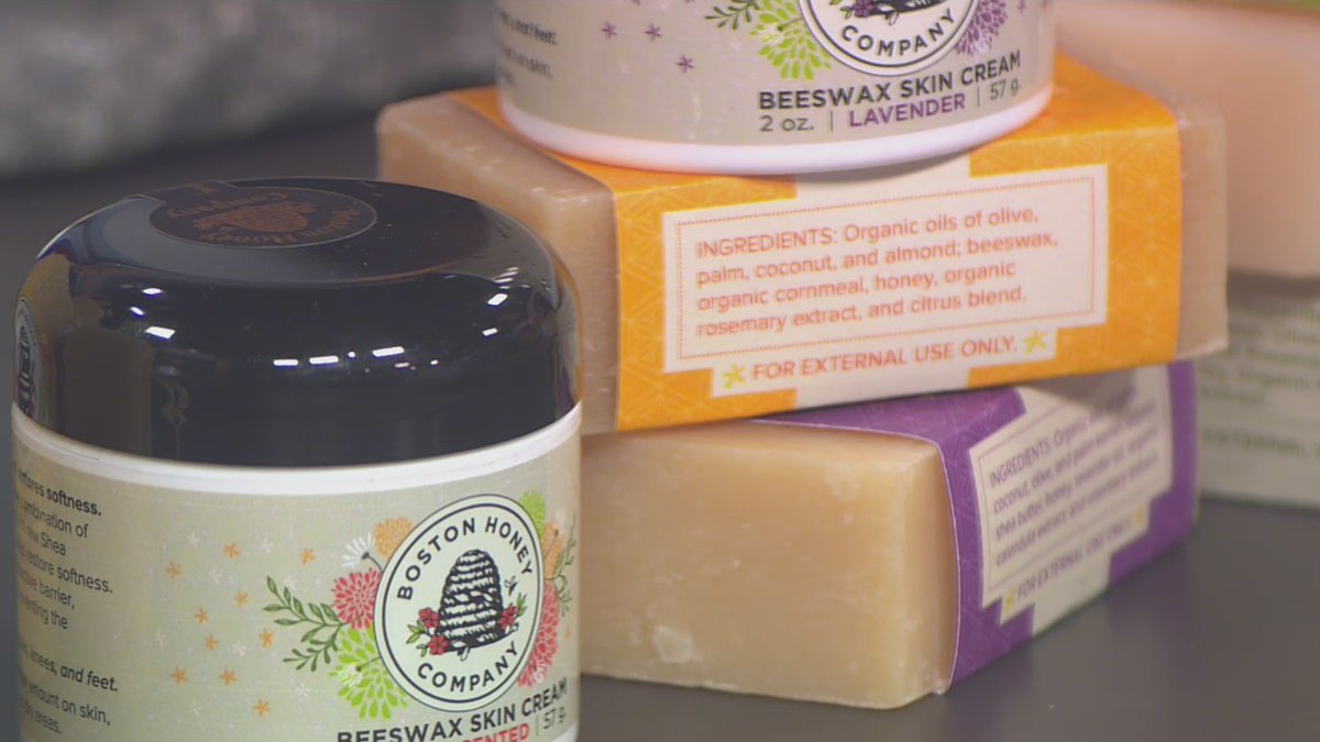 Holliston small business Boston Honey Co. offers honey, skin care and holiday gifts @TiffanyChanWBZ @AnnaMeiler @4cast4you talk with co-owner Evan Reseska cbsnews.com/boston/news/ho…